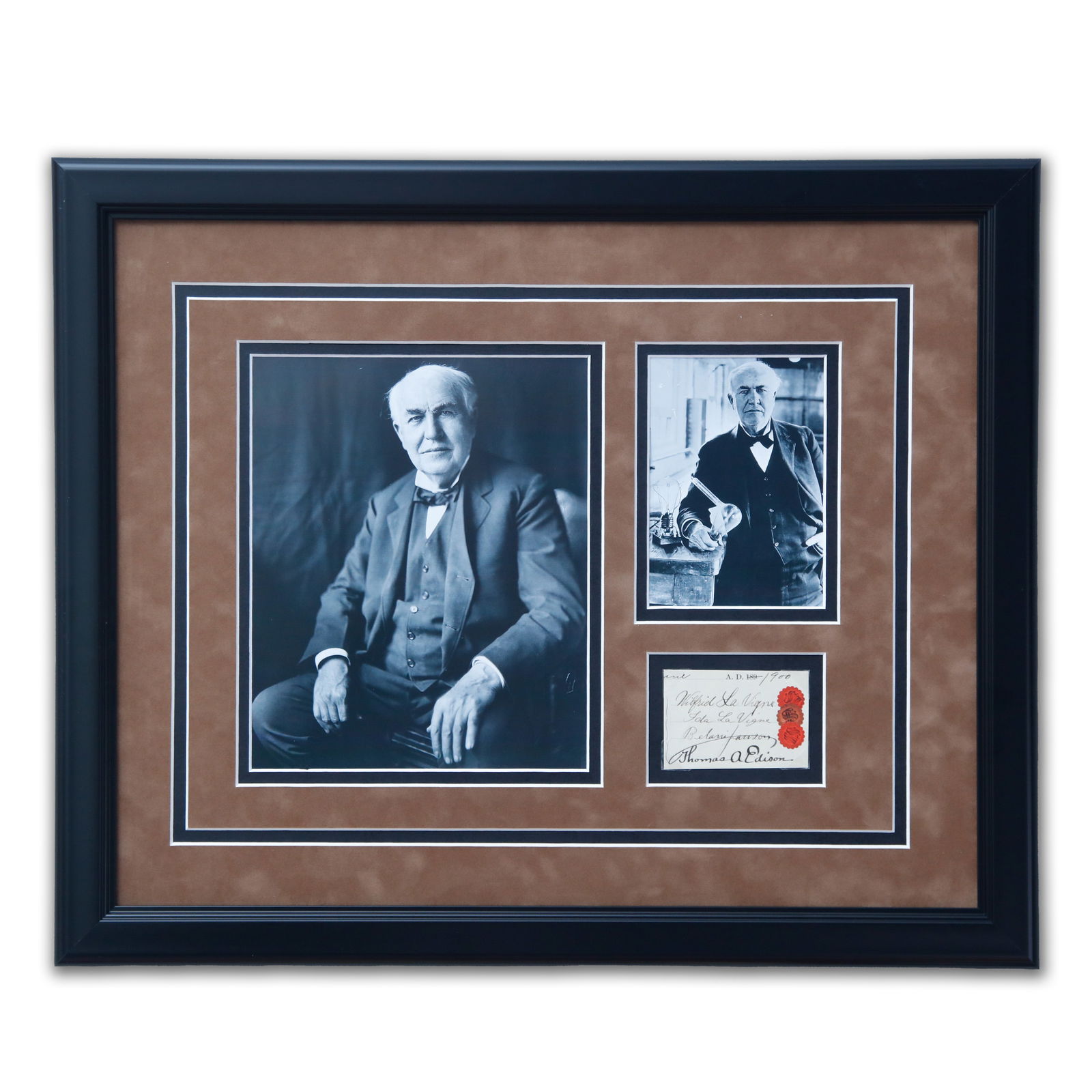 Thomas Edison Signature-The Spark of Genius Captured in Ink (1 of 3)