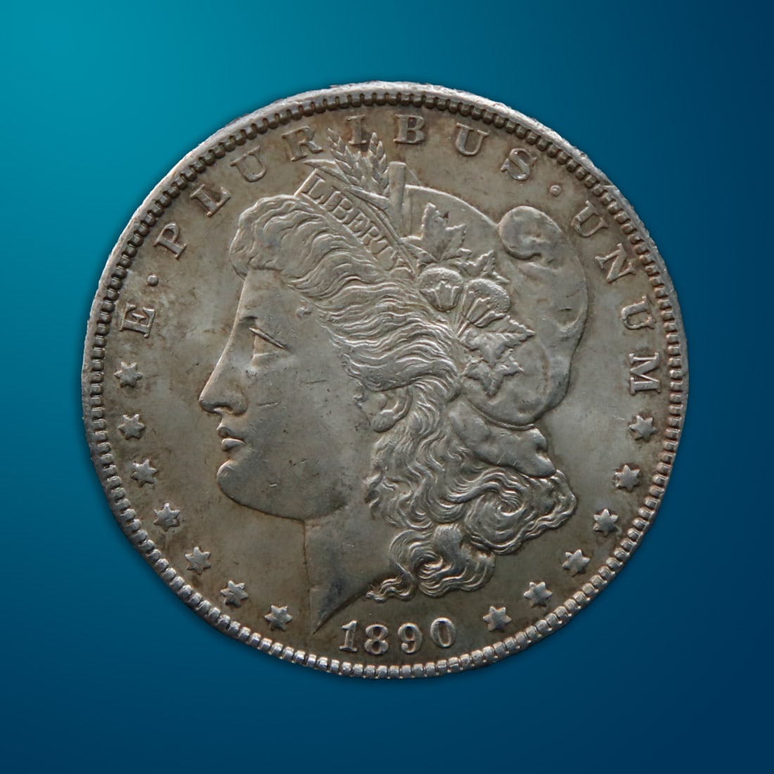 1890 Silver Morgan Dollar (1 of 2)