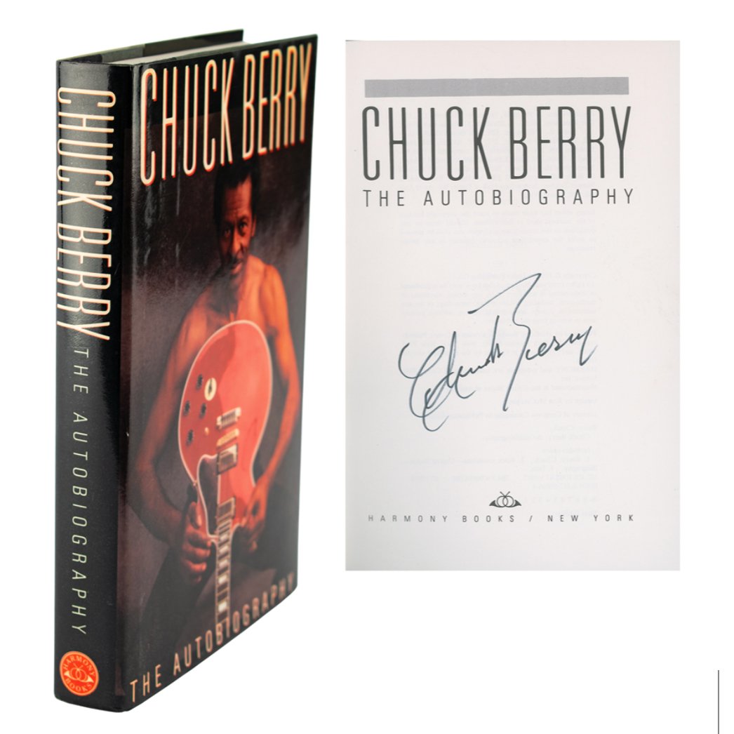 Chuck Berry Signed Autobiography "Chuck Berry" (1 of 6)