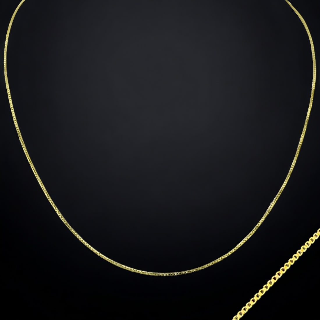 10K Gold Timeless Box Chain (1 of 1)