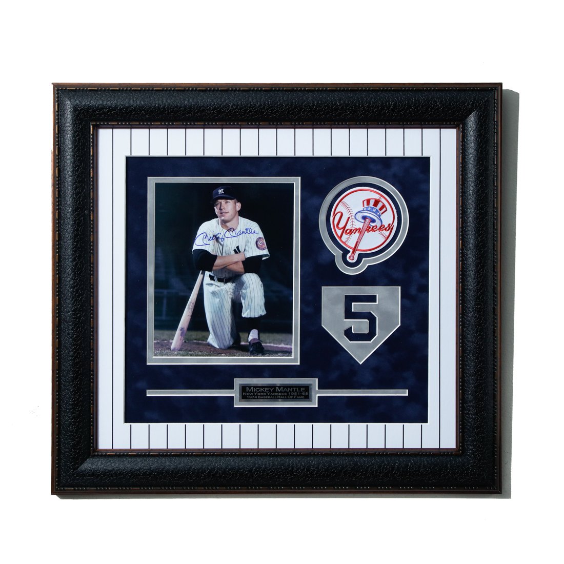 "The Commerce Comet Radiance" Mickey Mantle Signed Art Print of Ray Gallo Photo (1 of 3)