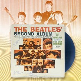 Iconic Beatles Signed Beatles Second Album