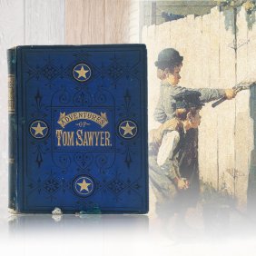 "The Adventures of Tom Sawyer"–1880 First Edition Inscribed and Signed by Mark Twain