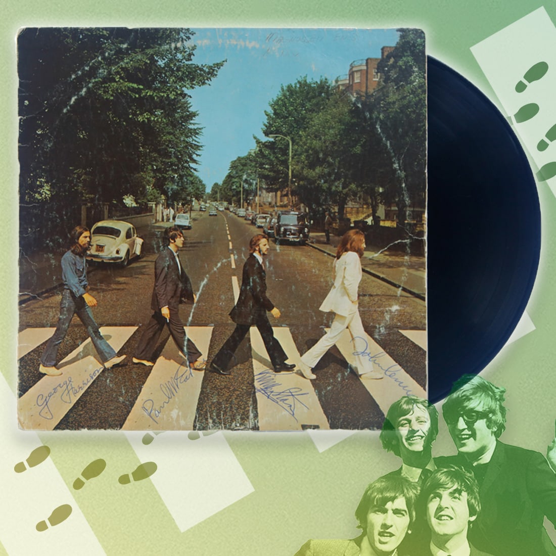 Exquisite Beatles Signed Abbey Road Album (1 of 7)