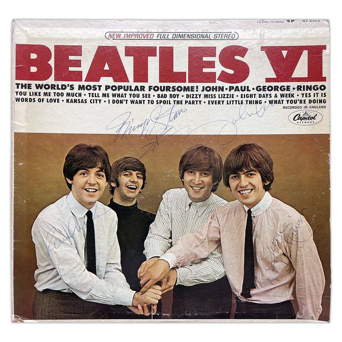 Beatles Signed "Beatles VI" Album (1 of 8)