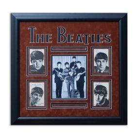 The Beatles Autographed Vintage Photo Card Collection – Museum-Quality Framed Set