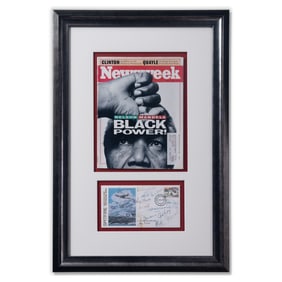 Nelson Mandella & Others Signed Postcard