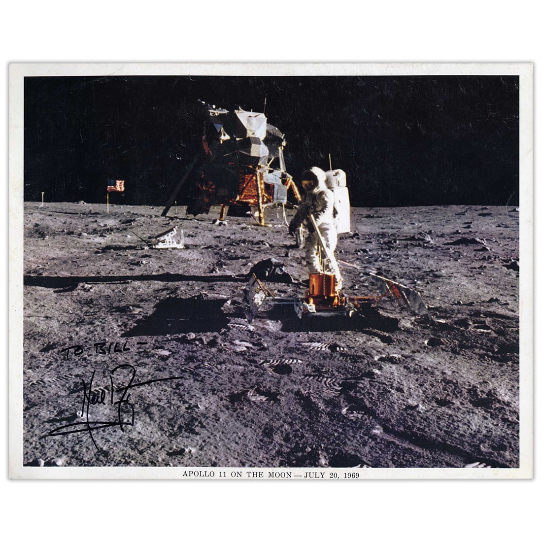 Neil Armstrong Signed Official NASA Moon Walk 8x10 Photograph (1 of 5)