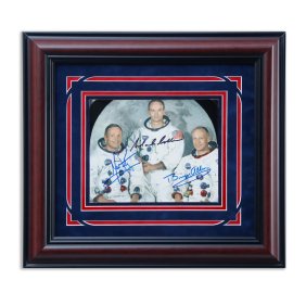 Apollo XI Crew Signed Official NASA 8x10 Photo