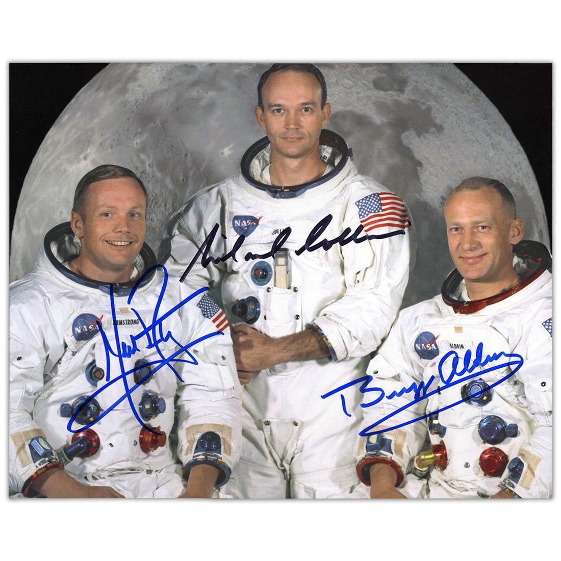 Apollo XI Crew Signed Official NASA 8x10 Photo (1 of 5)