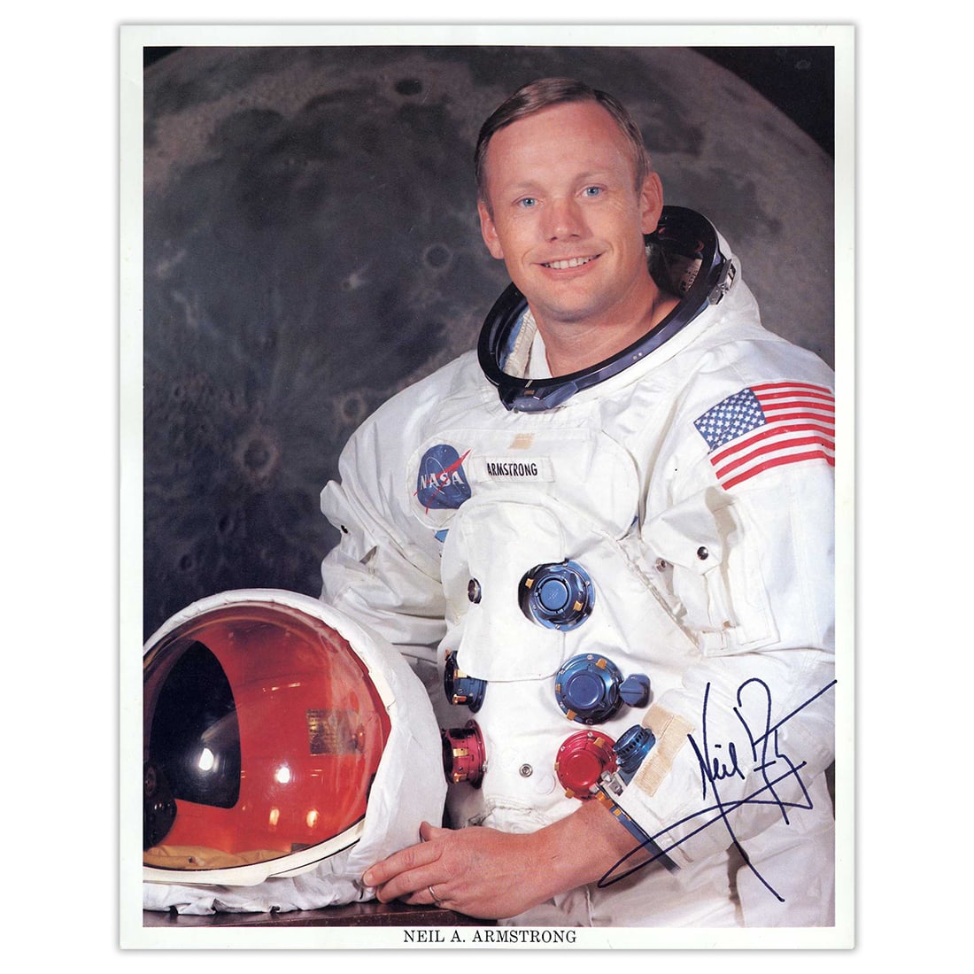 Neil Armstrong Signed Official NASA 8x10 Photograph (1 of 5)