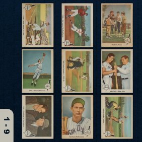 Complete 1959 Fleer Ted Williams 80-Card Set