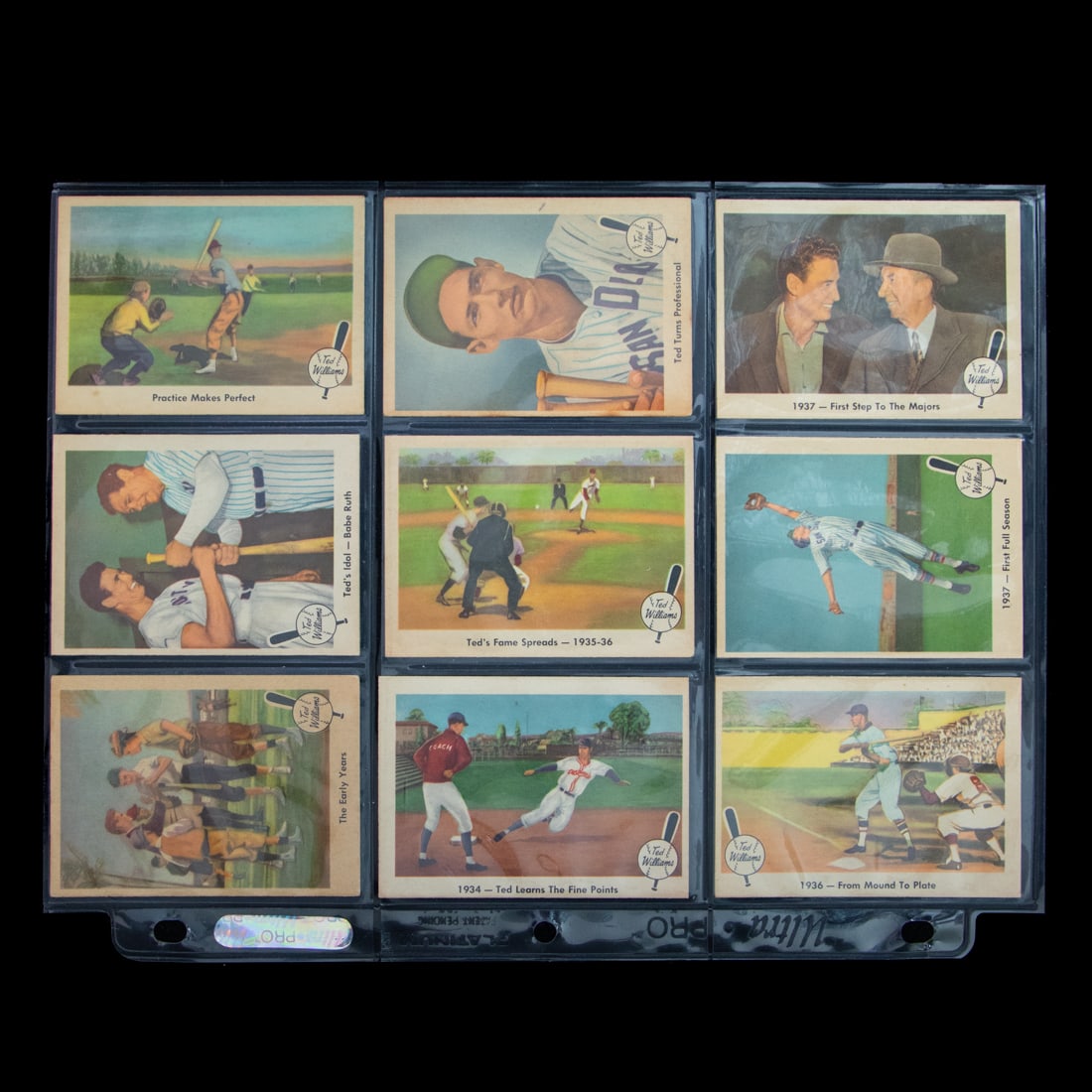 Complete 1959 Fleer Ted Williams 80-Card Set (1 of 20)