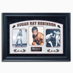 Prestigious Sugar Ray Robinson Autographed Photograph - JSA Certified