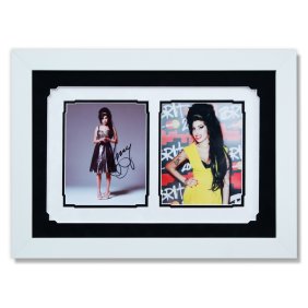 Soulful Siren: Amy Winehouse Autographed 8x10 Photograph – An Intimate Portrait