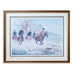 Vernon Wooten "The Chase" LE 260/2000 Signed Twice