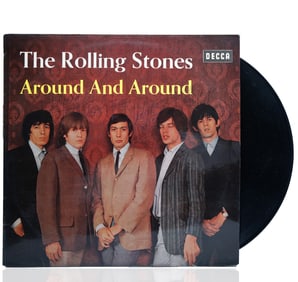 Rolling Stones Original Band Members Signed "Around and Around" Album