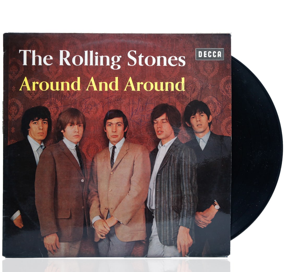 Rolling Stones Original Band Members Signed "Around and Around" Album (1 of 7)