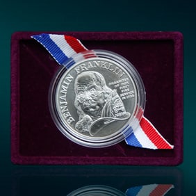 Ben Franklin Firefighters Silver Medal with Certificate