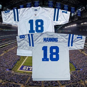 Peyton Manning Signed Colt's Jersey