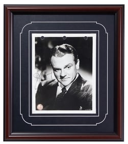 James Cagney Autographed 8 x 10 Black and White Photo