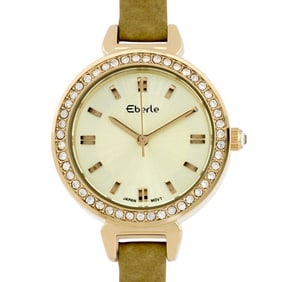 Eberle Classic Ladies Watch with Glimmering Crystals
