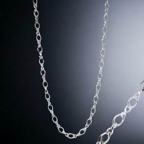 18 inch Sterling Silver Link Chain Necklace