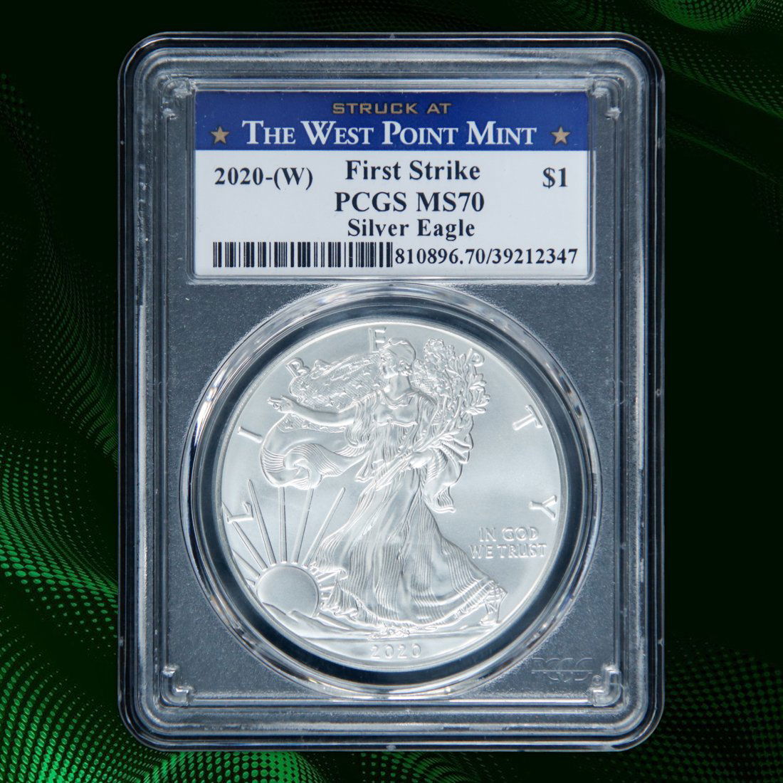 2020-W PCGS MS70 Silver Eagle ( West Point Mint) (1 of 3)