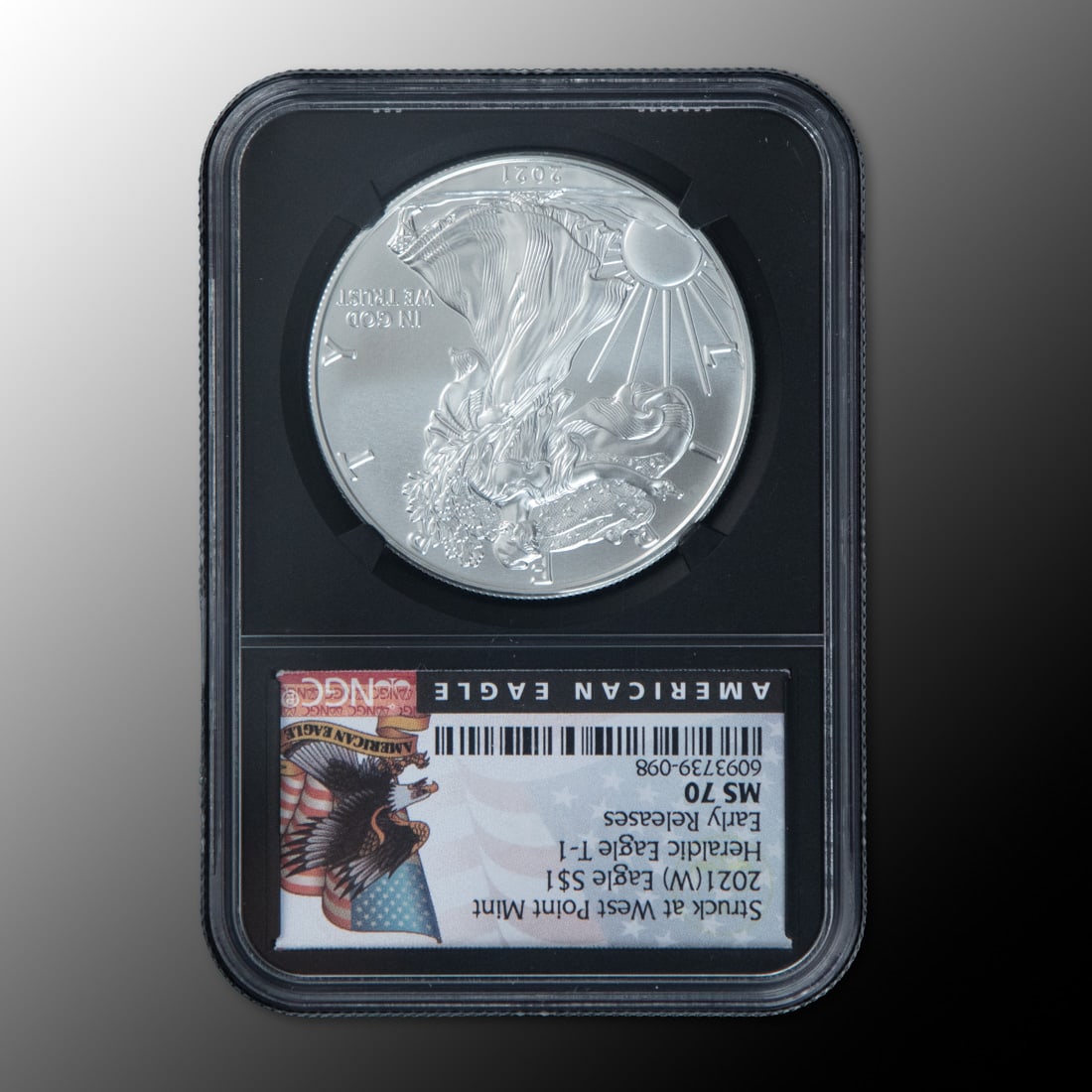 West Point Mint  - 2021 W NGC MS70 Silver Eagle (1 of 3)