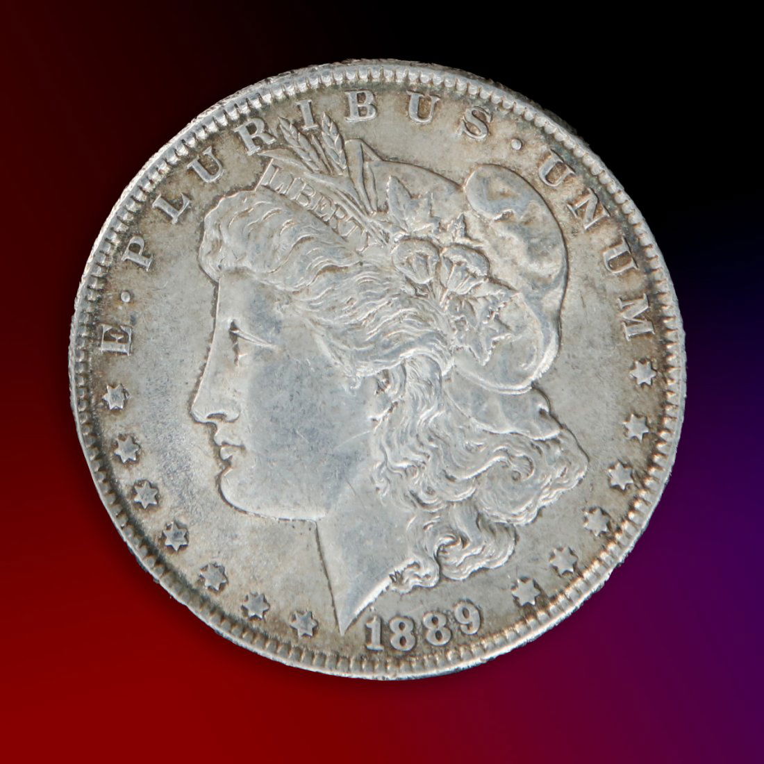 1889 Silver Morgan Dollar (1 of 2)