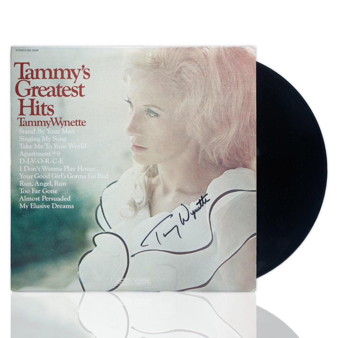 Tammy Wynette Signed "Greatest Hits" LP Album (1 of 7)