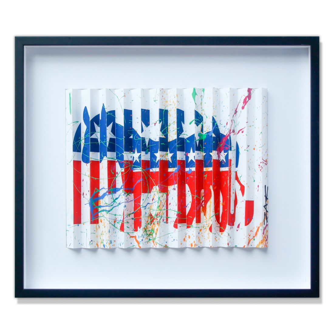 Democrat/Republican - Profound Mixed Media Polymorph by E.M. Zax, Signed (1 of 7)