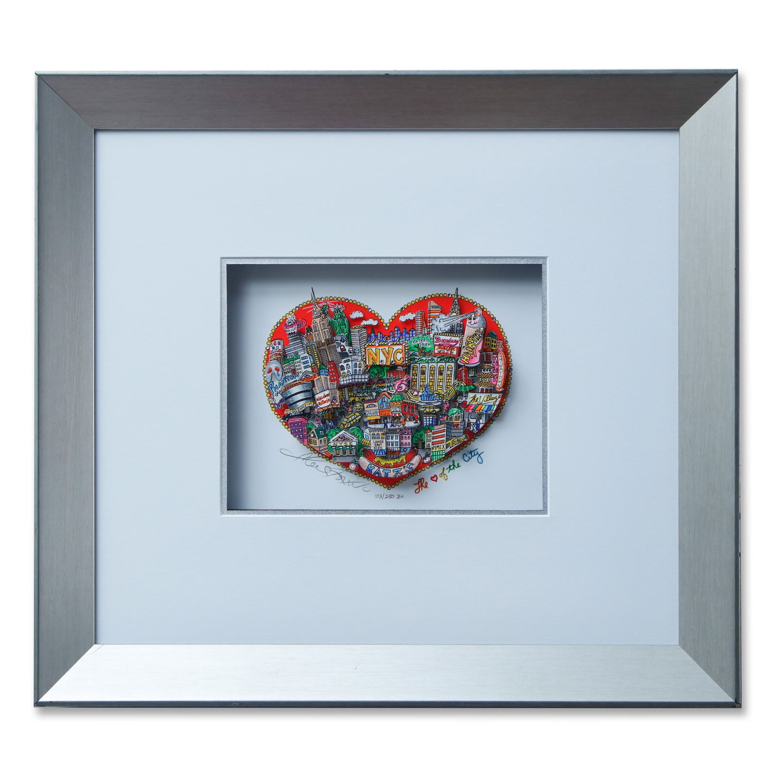 Love of the City – Limited Edition Signed 3D Print by Charles Fazzino (1 of 5)