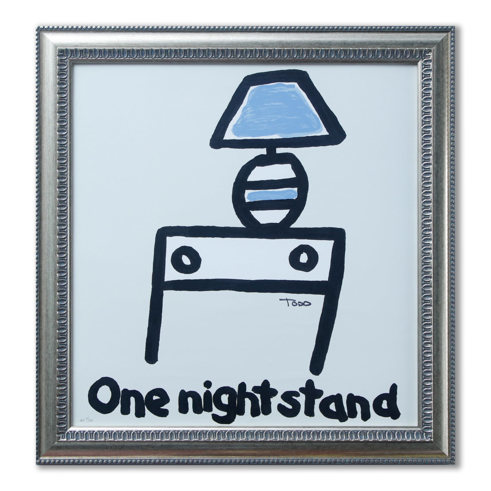 One Night Stand - Limited Edition Lithograph by Todd Goldman, Numbered and Signed 11 of 35 (1 of 5)