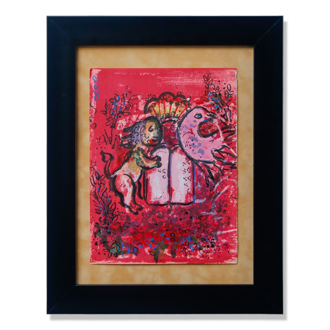 Marc Chagall - "The Tables" - Limited Edition Lithograph from The Great Dane Collection (1 of 5)