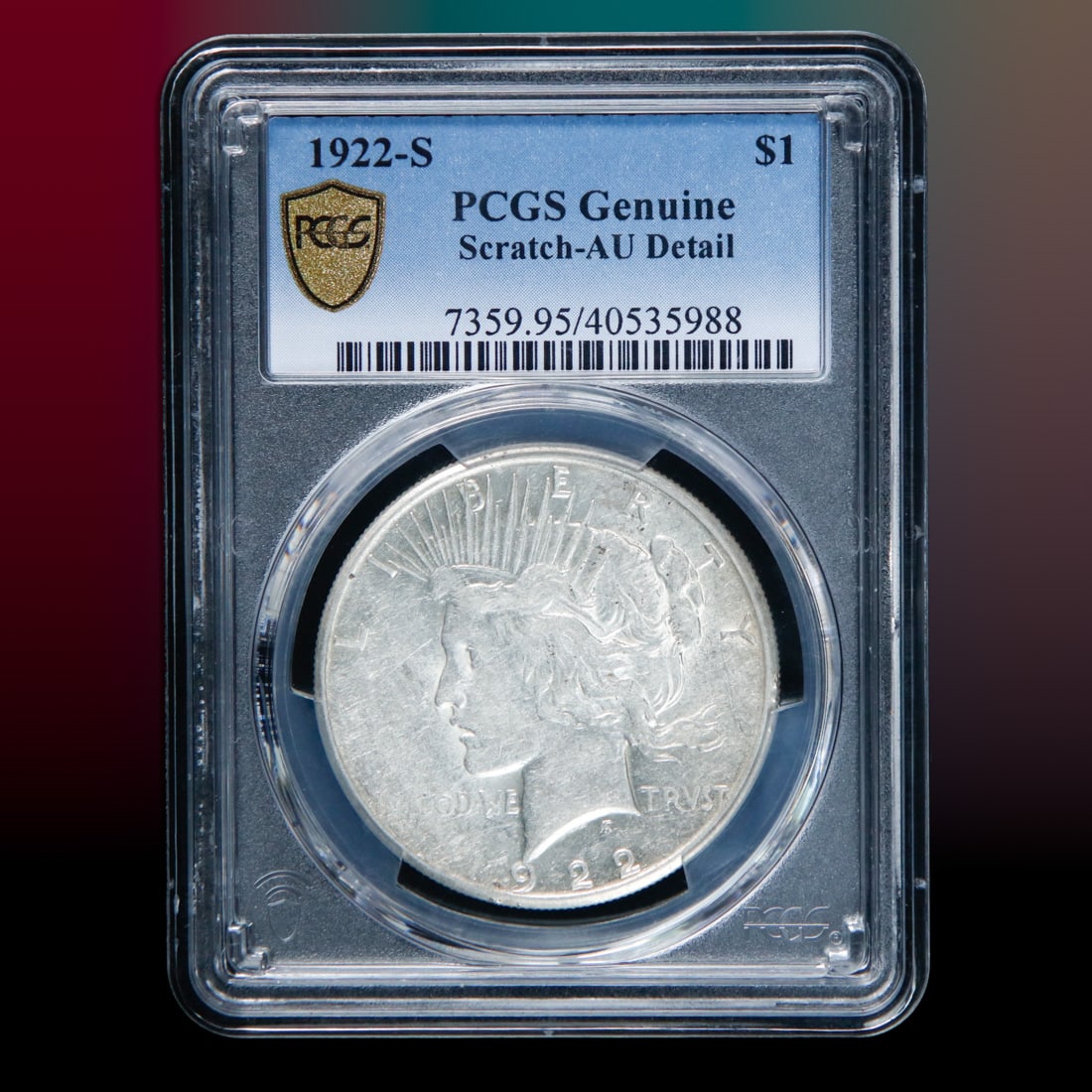 1922-S Peace Silver Dollar (1 of 3)