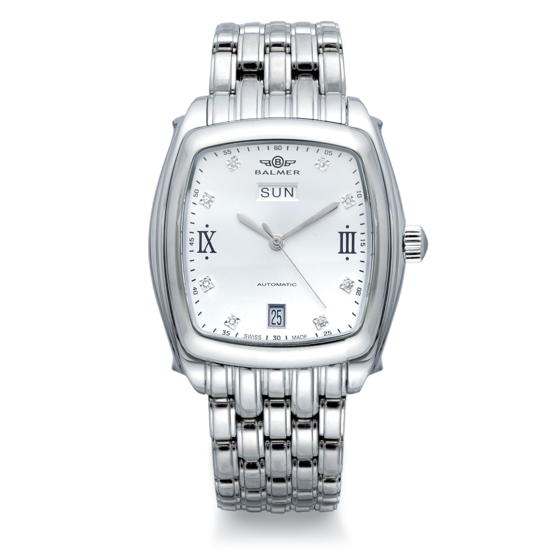 Balmer Swiss Made Automatic with Diamond Hour Markers (1 of 5)