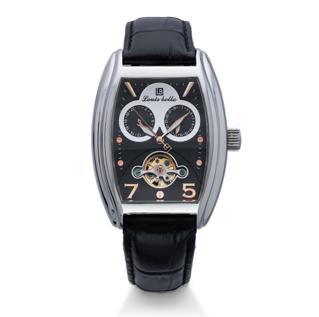 Louis Bolle Complicated Automatic with Open Heart and Tonneau Case (1 of 4)