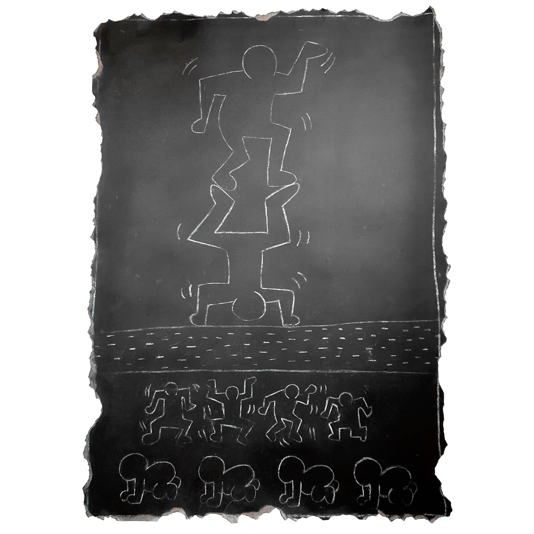 Keith Haring Original Subway Street Art - Extremely Rare (1 of 6)