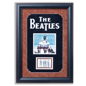 Beatles Signed Vintage Photocard