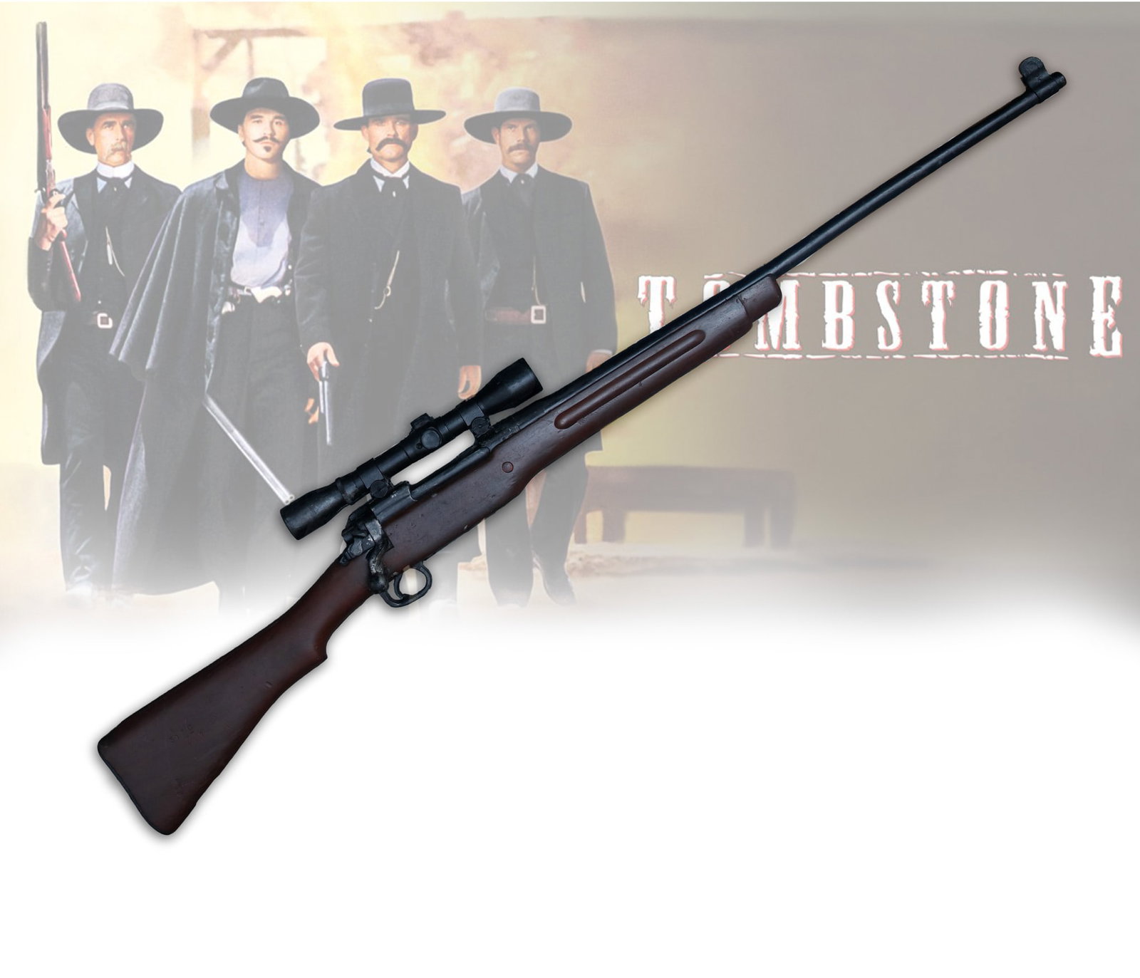 Stunt Rifle from "Ghosts of Mississippi" (1996): Stunt Rifle from "Ghosts of Mississippi" (1996). We are honored to present a significant piece of cinema history from the critically acclaimed film "Ghosts of Mississippi" (1996). This molded rubber s