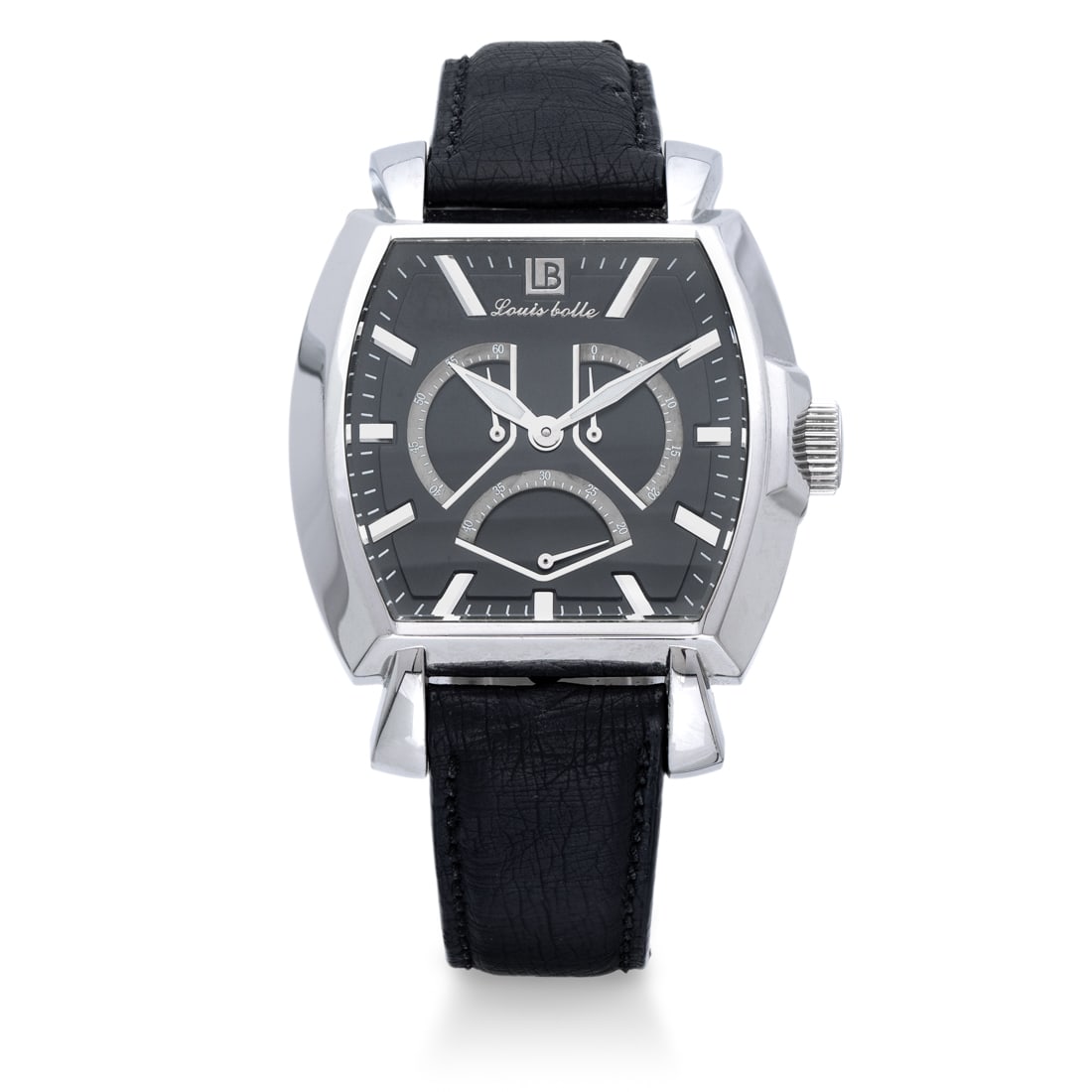 Rare and Unique Louis Bolle Automatic Triple Flyback Seconds Gents Watch (1 of 4)