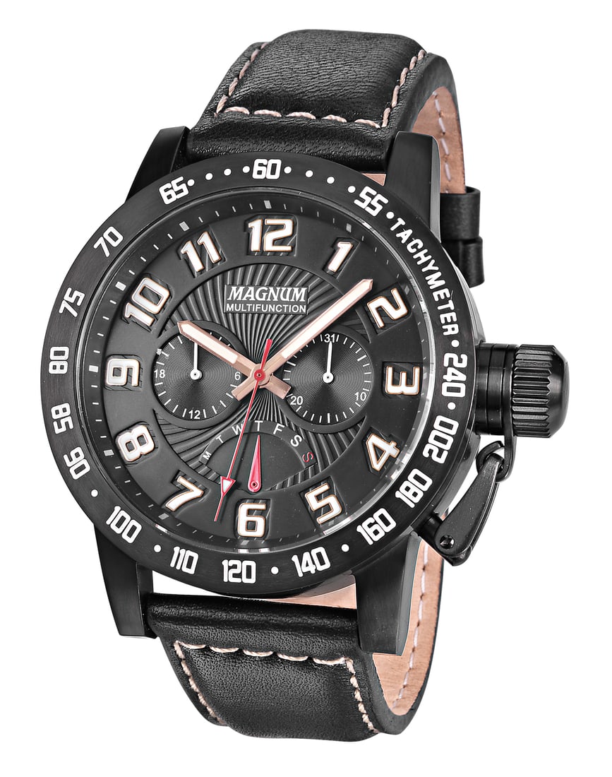Magnum Dean Calendar Performance Watch with Sweeping Day Indicator (1 of 1)