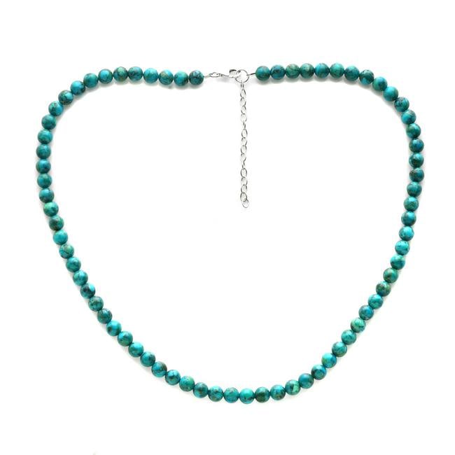 6 mm Turquoise Bead 18" Necklace (1 of 1)