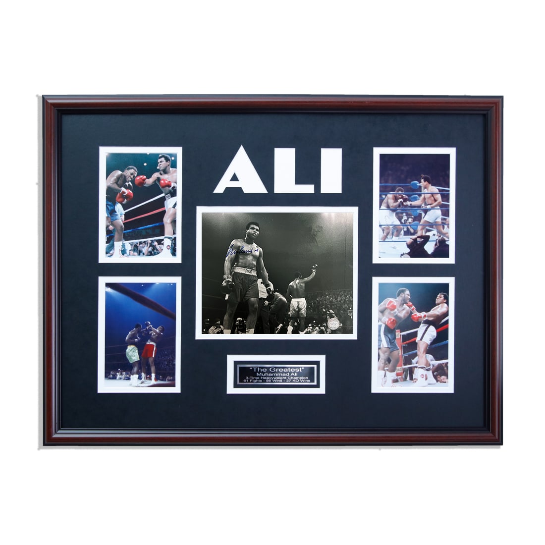 The Dance of the Century – Muhammad Ali Autographed Picture Dodging Joe Frazier (1 of 3)