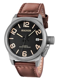 Magnum Tutor: Classic Vintage Style Timepiece with Canteen Crown