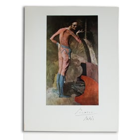 Pablo Picasso Signed Print (10.5 x 14 in.