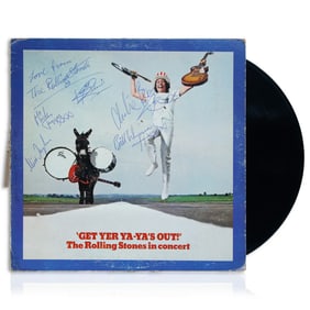 Rolling Stones Original Band Members Signed "Get Yer Ya-Ya's Out!" Album