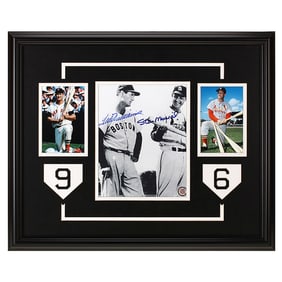 The Joy of the Game: Ted Williams & Stan Musial Signed Locker Room Photograph