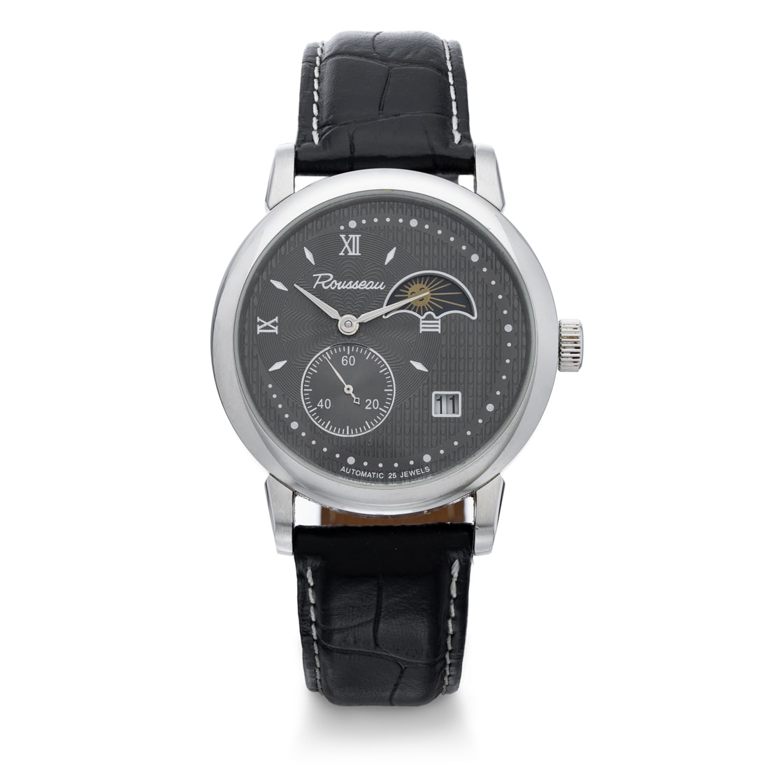 Rare and Unique Rousseau Moonphase 25 Jewels Automatic (1 of 4)